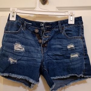 Jean high waisted shorts